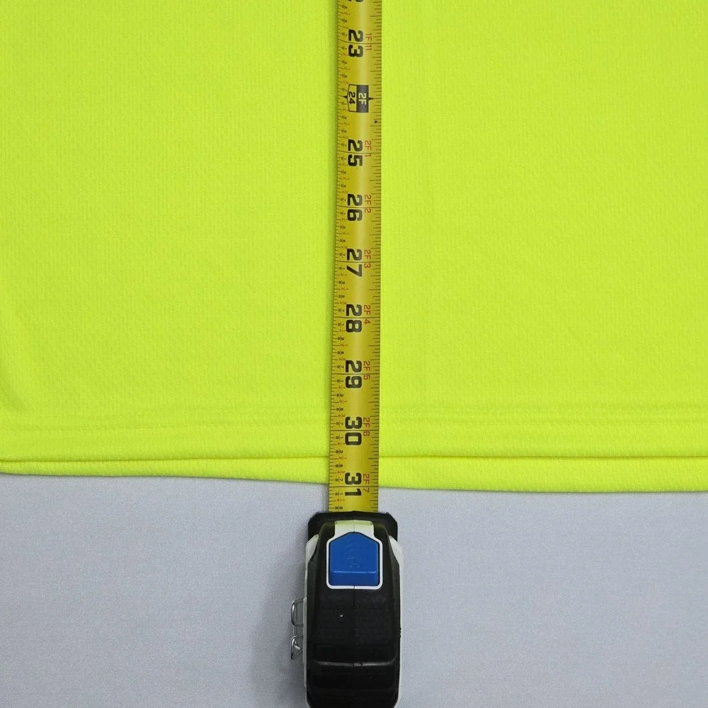 Bass Creek Outfitters Hi Vis Long Sleeve Shirt Neon Yellow Class 3 2XL BO451167